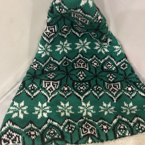 Philadelphia Eagles Kelly Green Throwback Knit Santa Christmas Hat - Picture 3 of 6