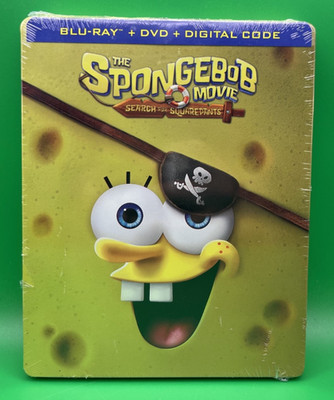 Spongebob Search For Squarepants (BLU-RAY+ DVD + DIGITAL CODE) Steelbook
