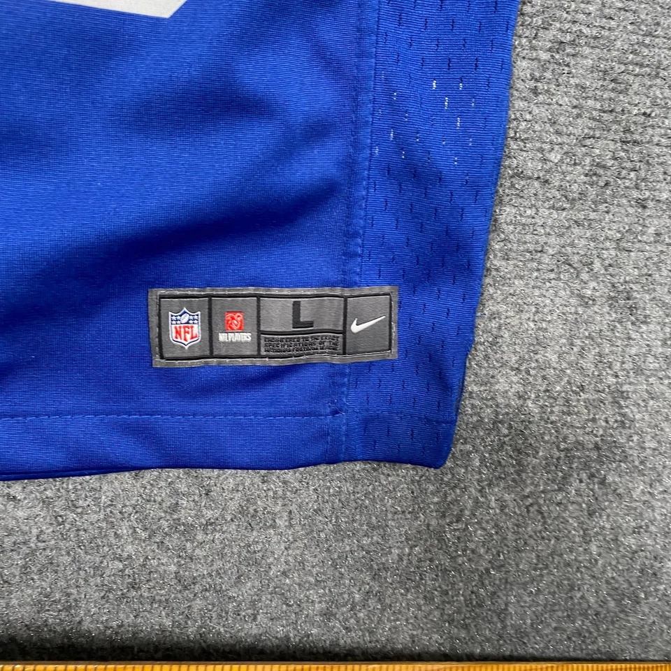 Camiseta Nike On Field NFL New York Giants #80 Victor Cruz Azul Juvenil Talla Grande L Foto 4 de 4