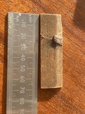 Vintage Small Wooden Ruler Crosby Steam Gage & Co ? To The Inch