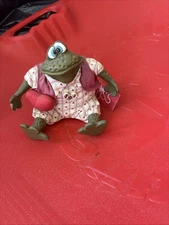Russ Berrie Co Valentino The Frog The Country Folks Shelf Sitter Doll 5”