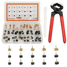 30 Pairs Women's High Heel Shoes Replacement Tips Pin with 6 Inch Heel Pliers...