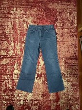 Vintage Men  s 30W x 30L Dark Wash Bell Bottom Flared Blue Jeans