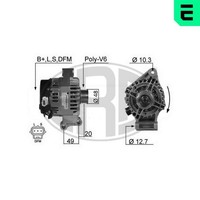 Lichtmaschine Generator Lima ERA 210357A 14V FüR Ford Focus 1 DAW DBW Fusion 2 5