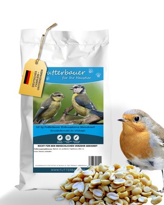 Futterbauer 10kg Erdnusskerne blanchiert Vogelfutter