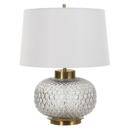 Uttermost 30285-1 Estelle 22" Tall Accent Table Lamp - Light Smoke - Picture 5 of 7