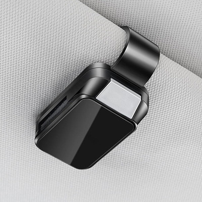 Sunglass Holder for Car Visor Clip, Push-Button Opening Car Sunglass Holder, Vis