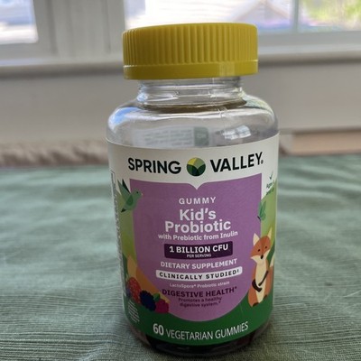 Spring Valley Kids gummy probiotics For Digestive Help, 60 Vegan Gummies