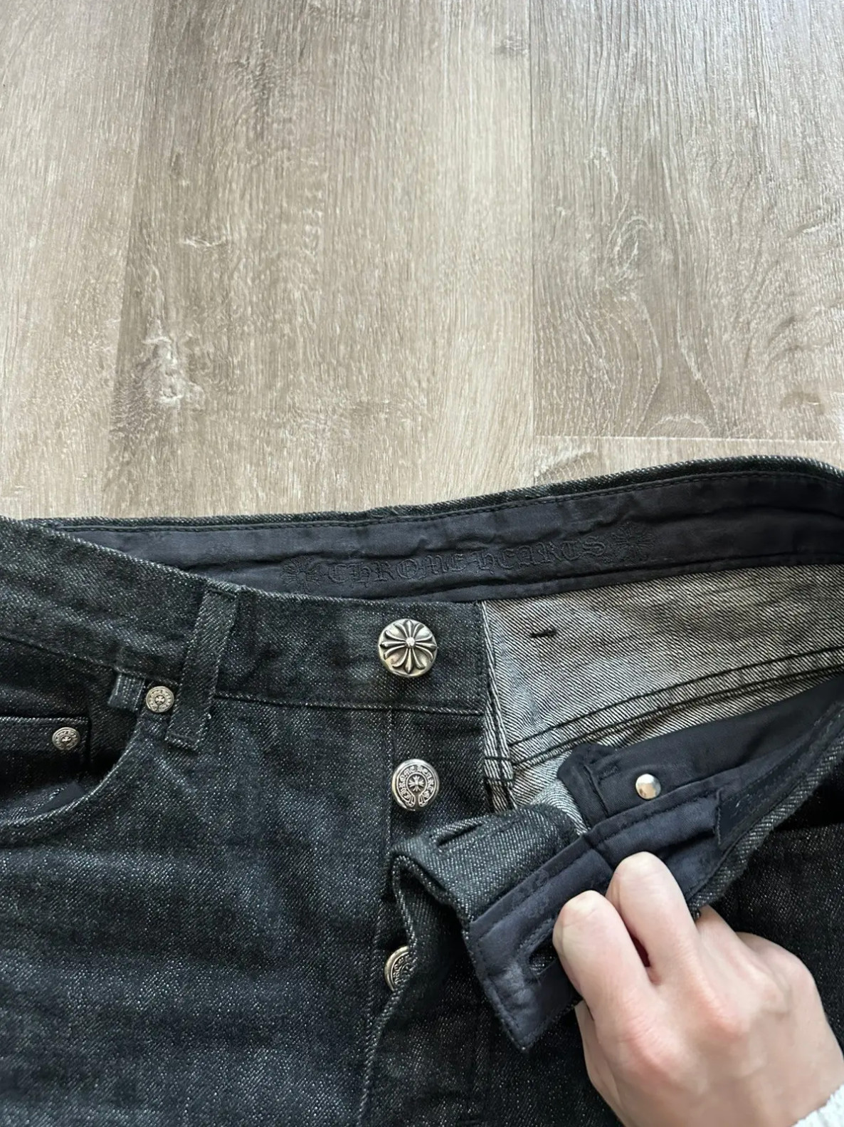 *AUTHENTIC* Chrome Hearts Star Patch Jeans - image 8