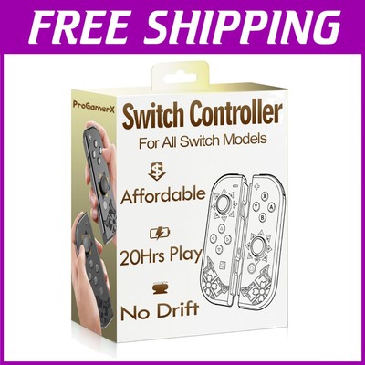 Switch Controller Replacement - Grey, Dual Vibration