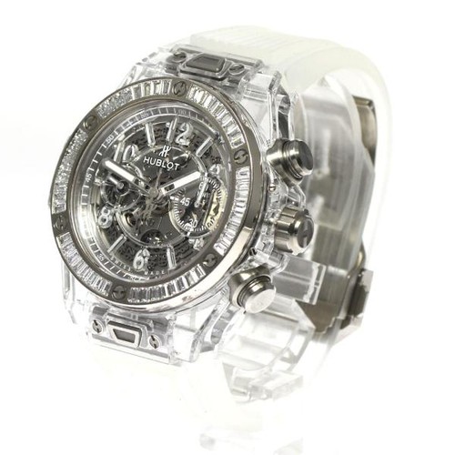 Hublot 411.JX.4802.RT.1904 45mm WG Skeleton Dial Automatic Wat...