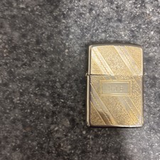 Vintage Zippo Bradford PA LIGHTER MADE IN USA Gold Tone "FLASH"