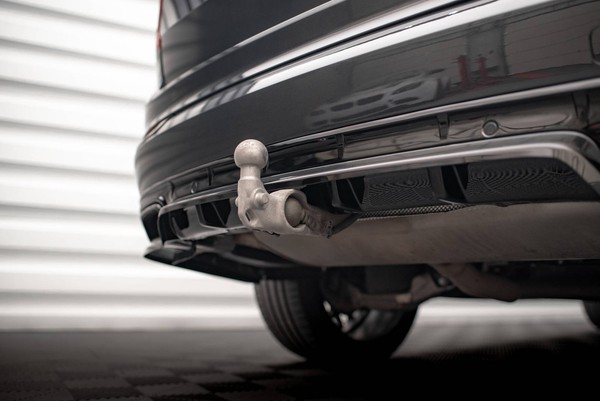 Maxton Design Diffusor Heckansatz Passend FüR Volvo XC90 R-Design Mk2 FL Schwarz-image