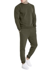 Men's Casual Tracksuit Athletic Sweatsuits Long Sleeve 2 Piece Outfit Running...
