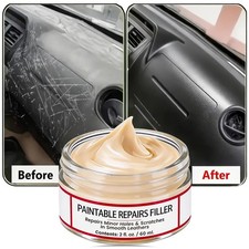 Leather Repair Filler Paste 60ml Car Seat Scratch Crack Hole Restoration
