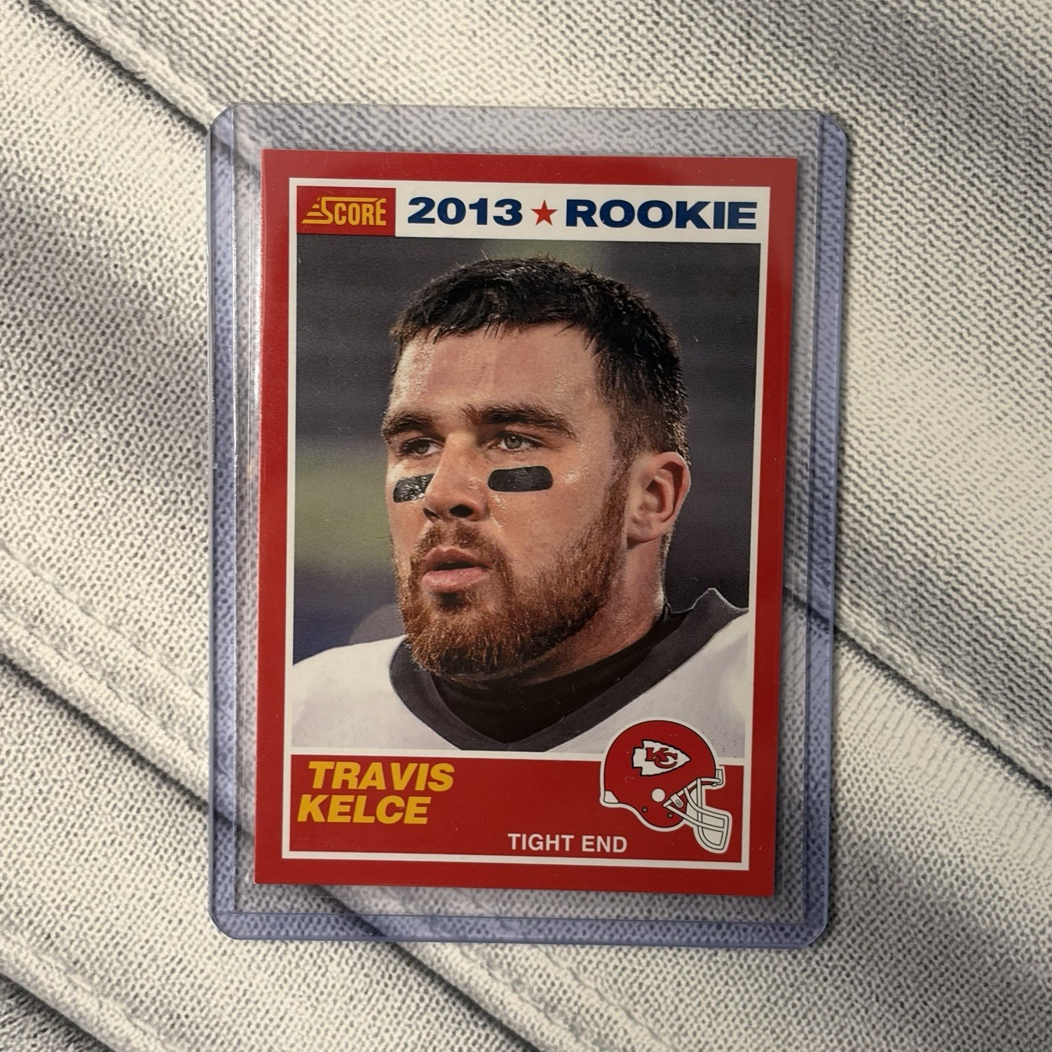 Travis Kelce Panini Score #431 Red