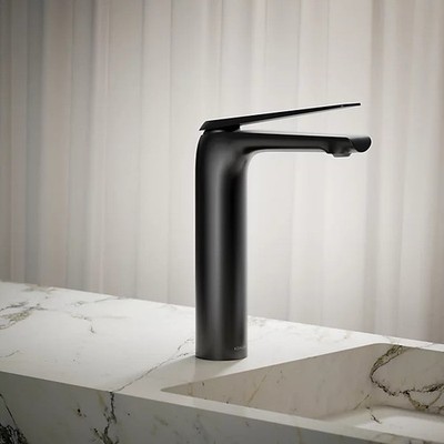 Kohler 97347-4K-BL Avid Tall Single Handle Bathroom Faucet In Matte Black