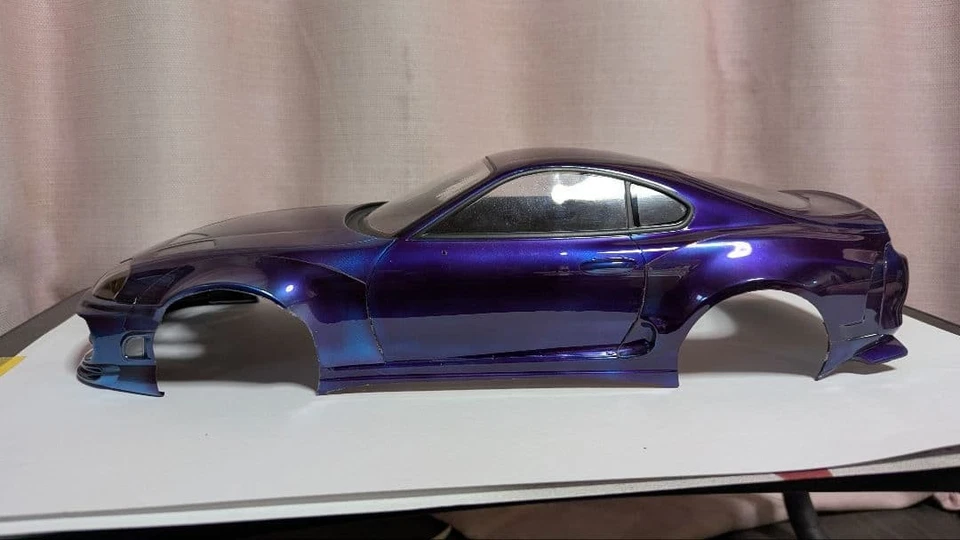 Addiction 1/10 RC Car Painted Body Toyota E-JZA80 Supra BOMEX - Image 3 of 4
