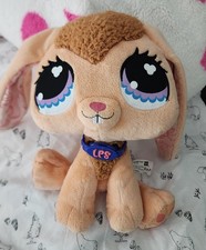 Littlest Pet Shop Hasbro 2007 Original Vip Plush Peach Lop Ear Bunny