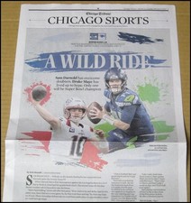 2026 Chicago Tribune Sports Super Bowl LX Preview Seattle Seahawks Sam D...