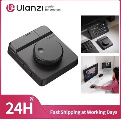 Ulanzi D100H Dial Creative Controller for Video&Photo Editing Dial&RGB Keypad