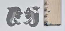 Mini Dolphin Set. Scrapbook, Card Making Paper Piecing