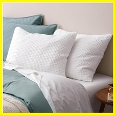 Ultra Soft Waffle Weave Pillow Shams Standard Size, No Insert, 2 Pack 20" x 2...