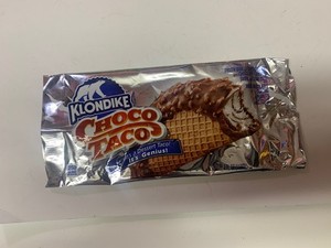 AMAZING Klondike Choco Taco WRAPPER ONLY Ice Cream RARE Dessert DISCONTINUED OOP