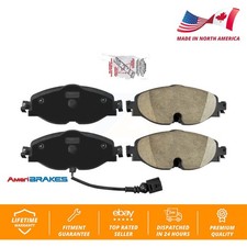 Front Ceramic Disc Brake Pads For Volkswagen Jetta Golf SportWagen Taos Audi GTI