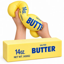 Jumbo Butter Stick Squishy Toy, 14oz Large Soft Stress Relief Fidget Toy