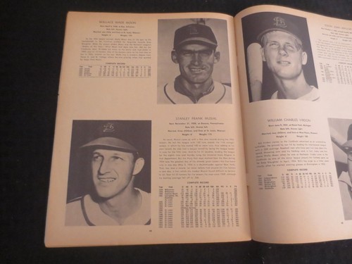 1955 St Louis Cardinals Yearbook Stan Musial - Picture 2 of 3