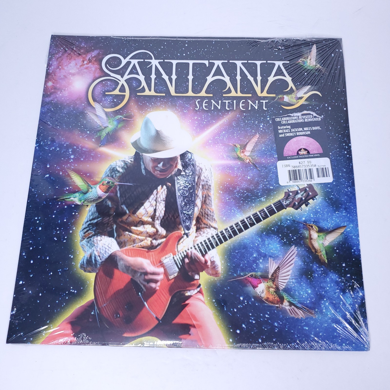 Коллаборации Santana Sentient вернулись к эксклюзивной пластинке на розовом виниле LP Sealed 