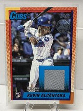 2025 Topps Update Kevin Alcantara 1990 Topps Card 90RUKA Cubs RELIC Patch