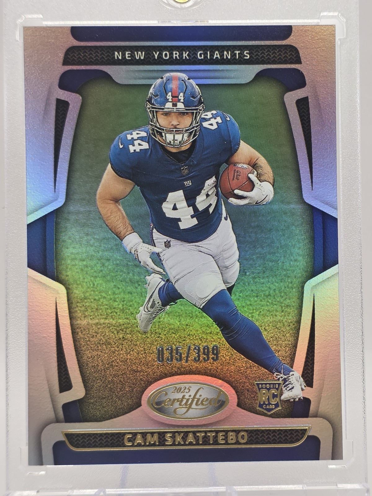 2025 Panini Certified - Rookies Cam Skattebo #105 Mirror /399 (RC)