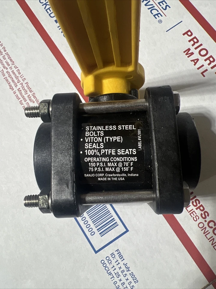 Banjo Polypropylene VL1001 Ball Valve 3/4” - Image 3 of 4