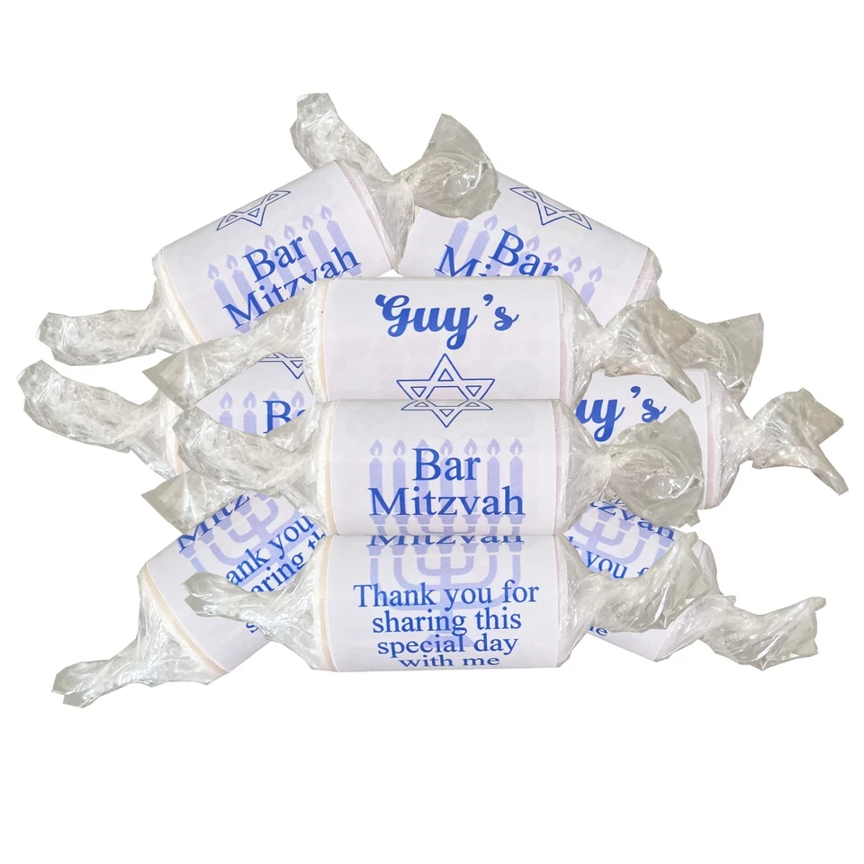 Bar Mitzvah Love Heart Bonbons Célébration Juive Personnalisé Bar ou Bat Mitzvah - Photo 1/2