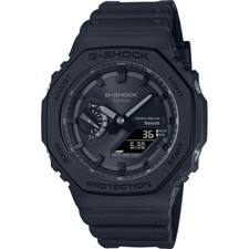Casio G-Shock GA-B2100-1A1ER 45mm Black Carbon Case with Black Resin Strap Men's