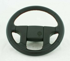 Lederlenkrad VW GOLF GTI CORRADO PASSAT NEU LEDERBEZUG Lenkrad neu bezogen !