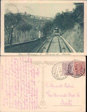 MONTECATINI CON TRENO IN MOVIMENTO,ANNI 20 VIAGGIATA-TOASCANA(PT)-FP/VG 45373