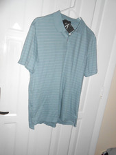 Calvin Klein Polo Shirt Gray Blue Tones NWT Medium