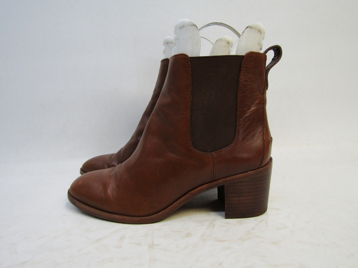 MADEWELL Womens Size 9 M Brown Leather Chelsea Ankle Fashion  display picture 3