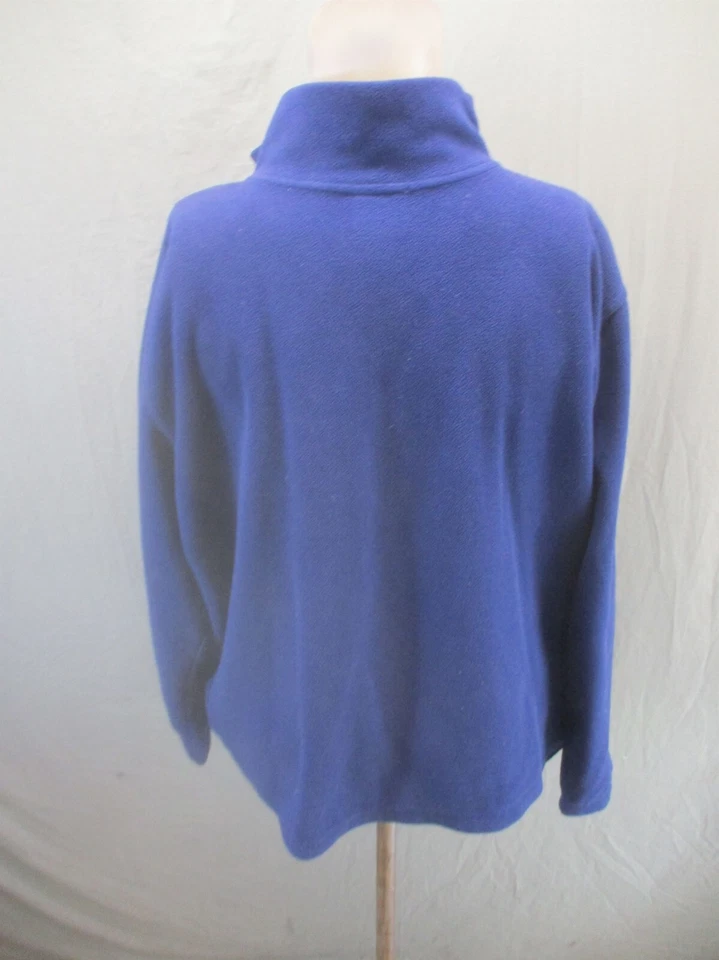 Disney Size XL Mens Navy Long Sleeve Grumpy 1/2 Zip Outdoor Fleece Pullover 331 - Image 4 of 4
