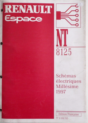 Manuel De Schémas électriques Pour Renault CLIO 1997 – Référence NT8116 – Occasion