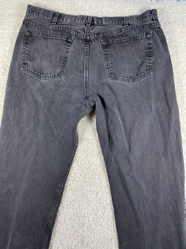 Faded Glory Baggy Jeans Mens 41x31 Black Skater Loose Relaxed Grunge (tag 42x32) - Picture 9 of 12