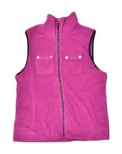 Chaps Womens Fleece Gilet Uk 18 Xl Purple Polyester Cp17