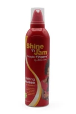AmPro Shine N Jam Magic Fingers Setting Mousse For Braiders 12 OZ