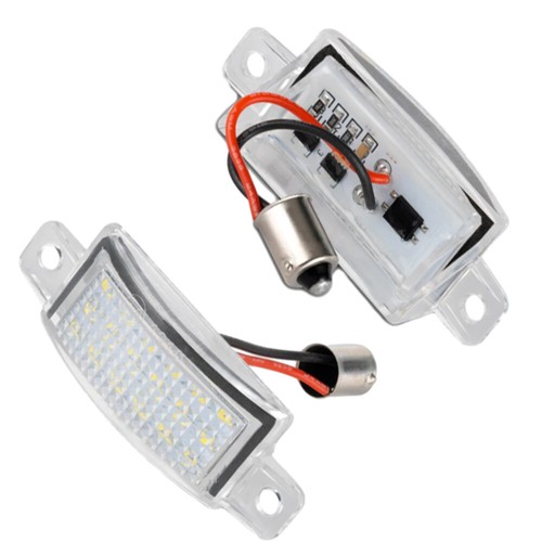 Xenon White LED License Plate Light Clear Cover For VOLVO 745 765 945 965 - Picture 4 of 6