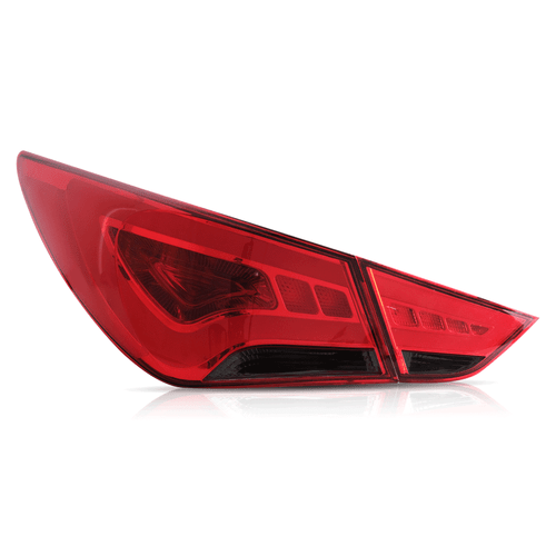 Red+Smoke Rear Lamps Assembly Fits Hyundai Sonata 2011-2014 LED Tail lights L+R - Picture 3 of 15