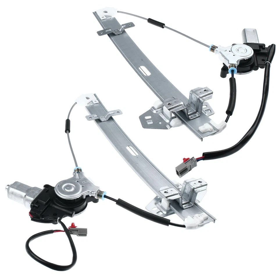 Regulador de ventana eléctrica con motor para Acura TL 1999 2000 2001 delantero izquierdo y derecho Foto 3 de 4