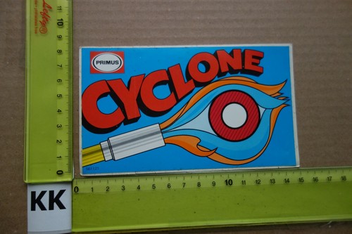 Alter Aufkleber Auspuff Katalysator PRIMUS CYCLONE